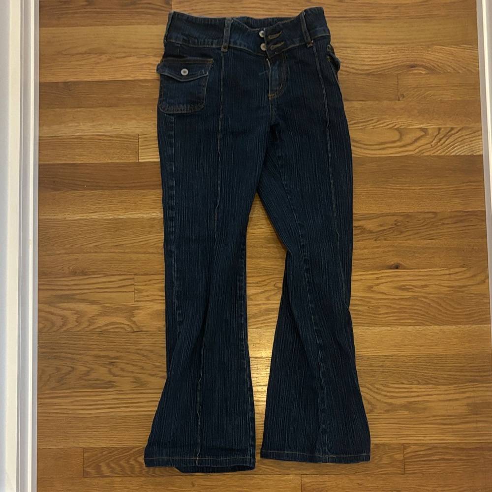 Brandy Melville Dark Blue Flare Jeans